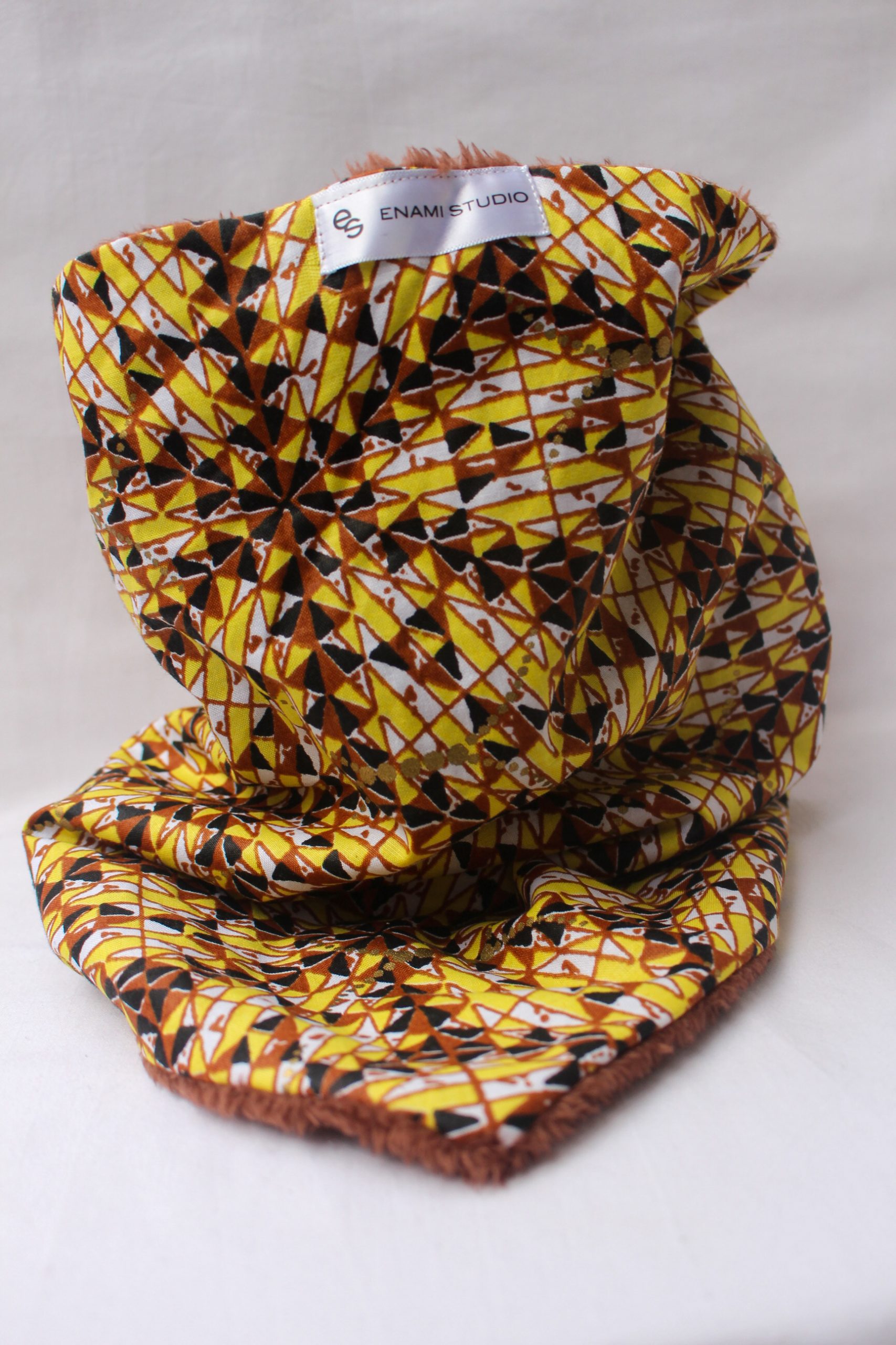 Snood en wax doublé peluche