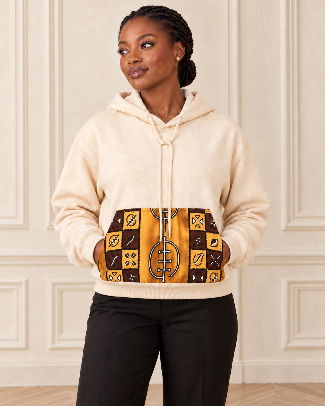 Sweat-shirt détails wax