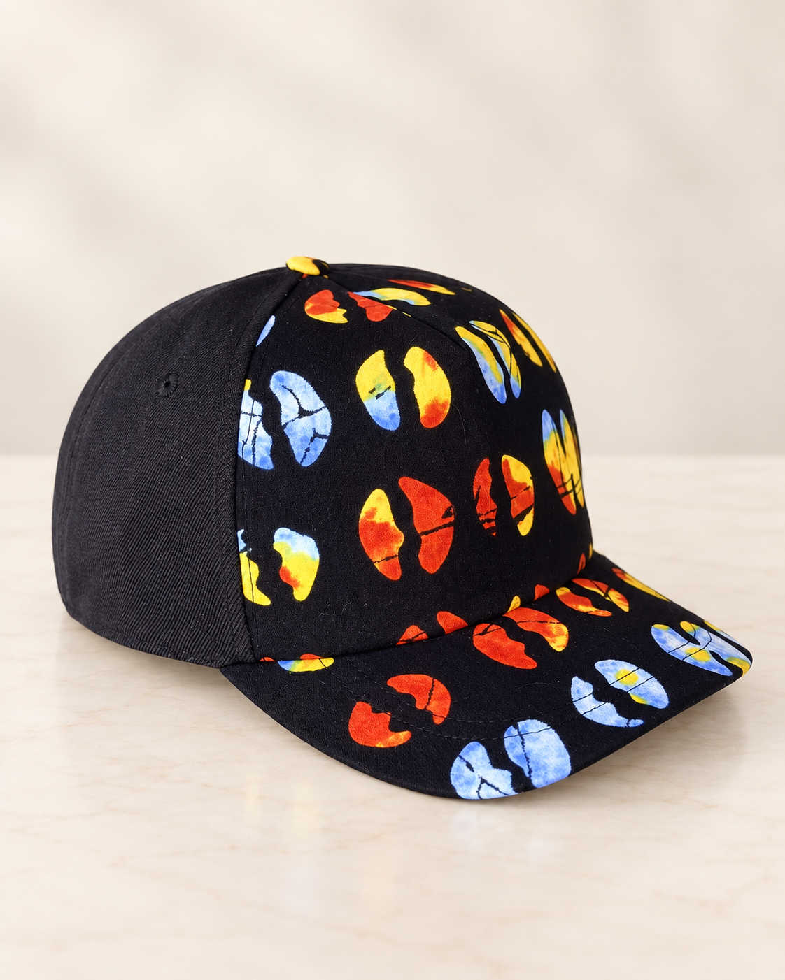 Casquette wax motifs cauris